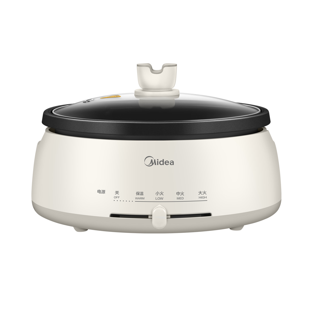 美的电火锅分体式分离式锅身不粘电热锅dy28p151