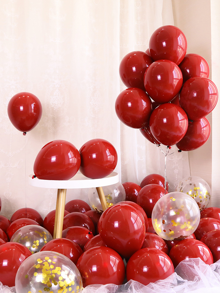 气球婚房布置套装结婚装饰场景订婚用品大全婚礼红色婚庆网红新房