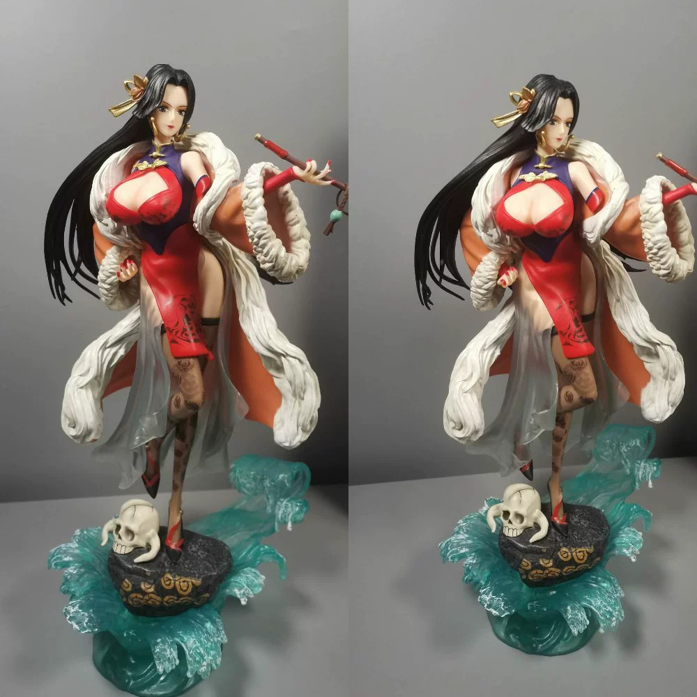 海贼王 gk 旗袍圣诞 国风女帝 骷髅烟斗 站姿 雕像 模型 盒装手办