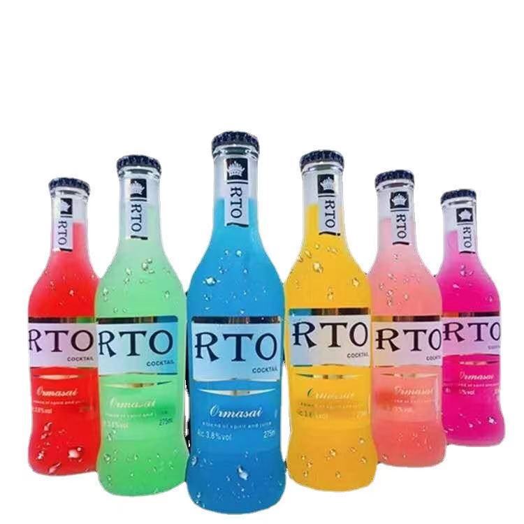 批发rto鸡尾酒微醺朗姆酒预调酒量大价优ktv酒吧女士低度鸡尾酒