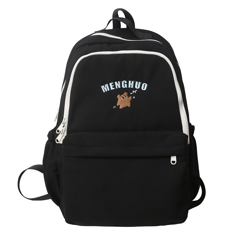 Schoolbag Female College Student Special-Interest Design Ins Fashion Trendy Junior High School Student Simple High School Student Cute Backpack Backpack