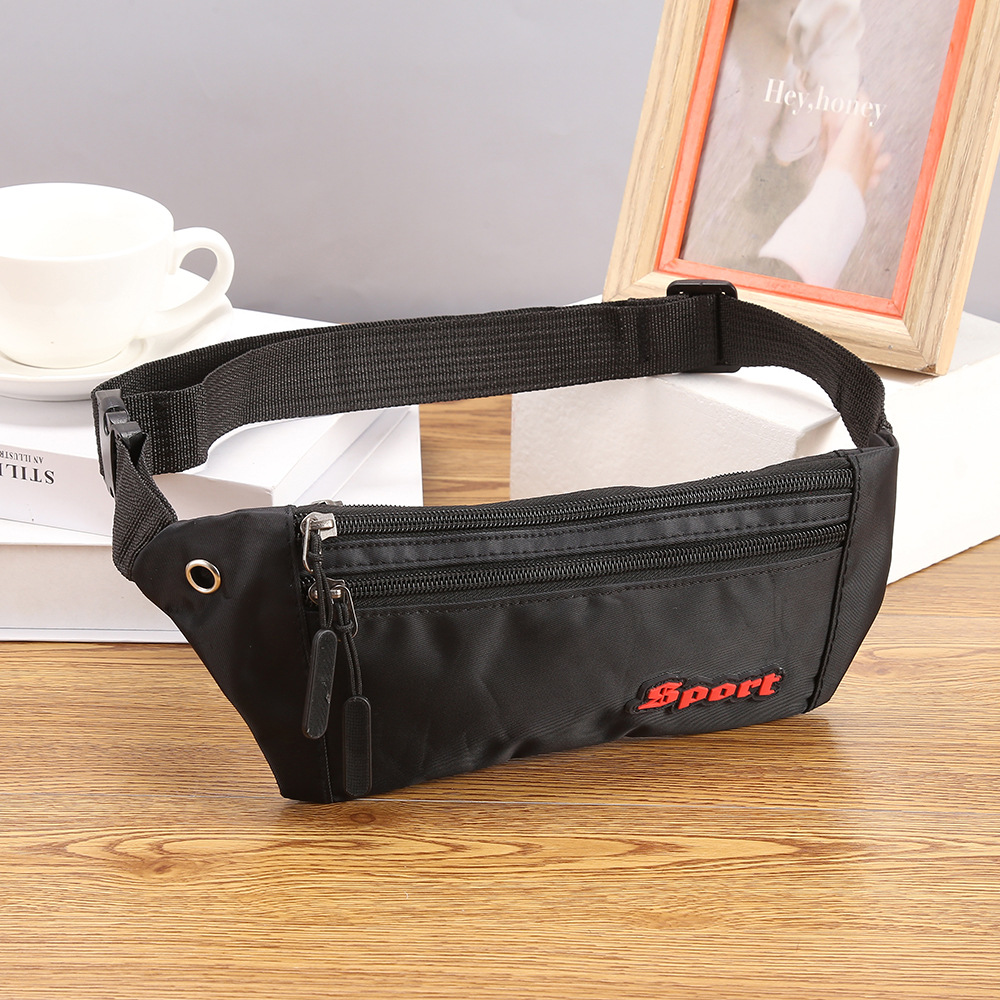 Leisure Sports Waist Bag Workout Outdoor Running Crossbody Bag Multifunctional Coin Purse Men's Cell Phone Belt Bag in Stock