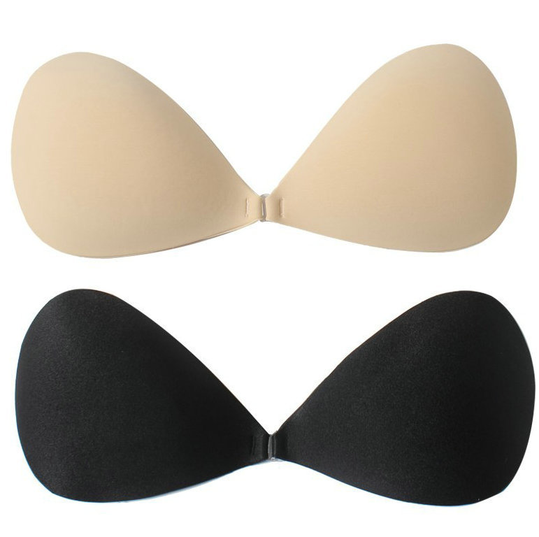 Invisible Bra Thickened Triangle Cup Swimsuit Silicone Nubra Push up Breast Pad
