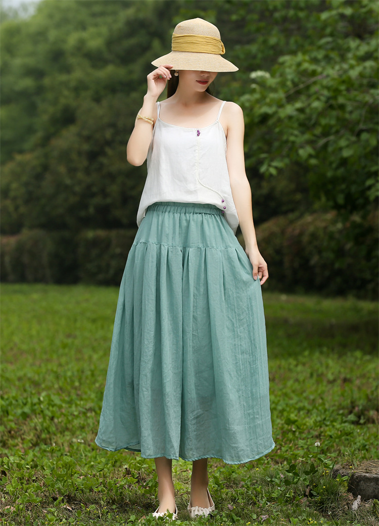 湖蓝色,卡其色,黄色,墨绿色主面料产地是否进口否流行元素拼接裙长中