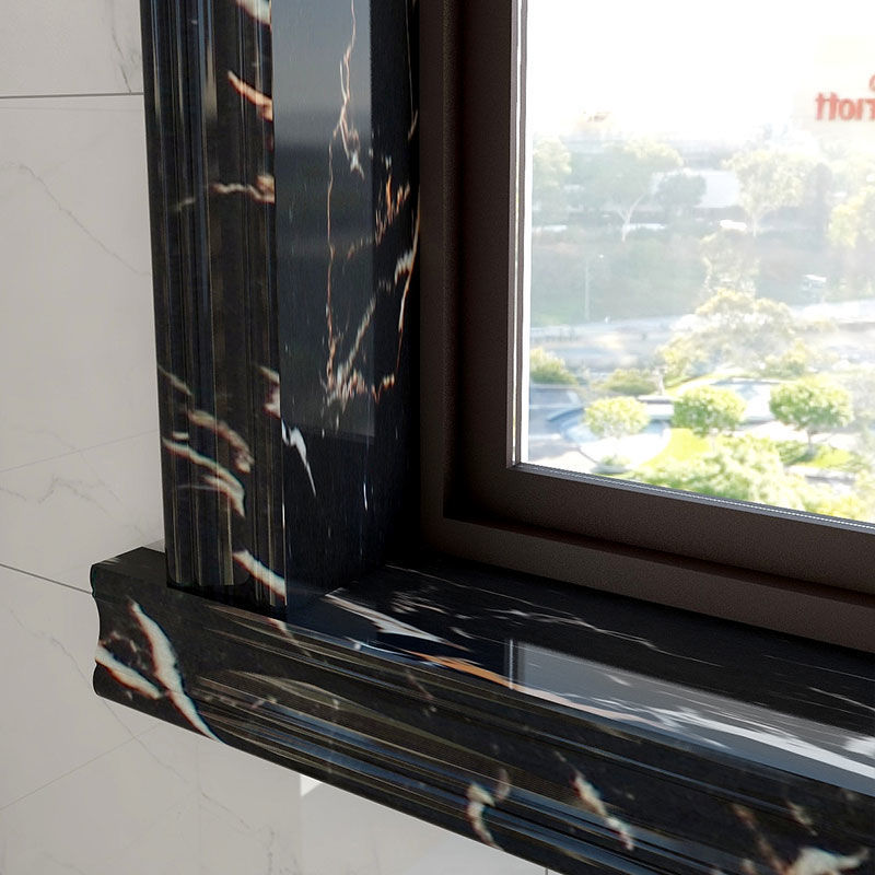 窗台板窗套包边成品窗框窗套包边窗户框面装饰边框石塑线条亚马逊