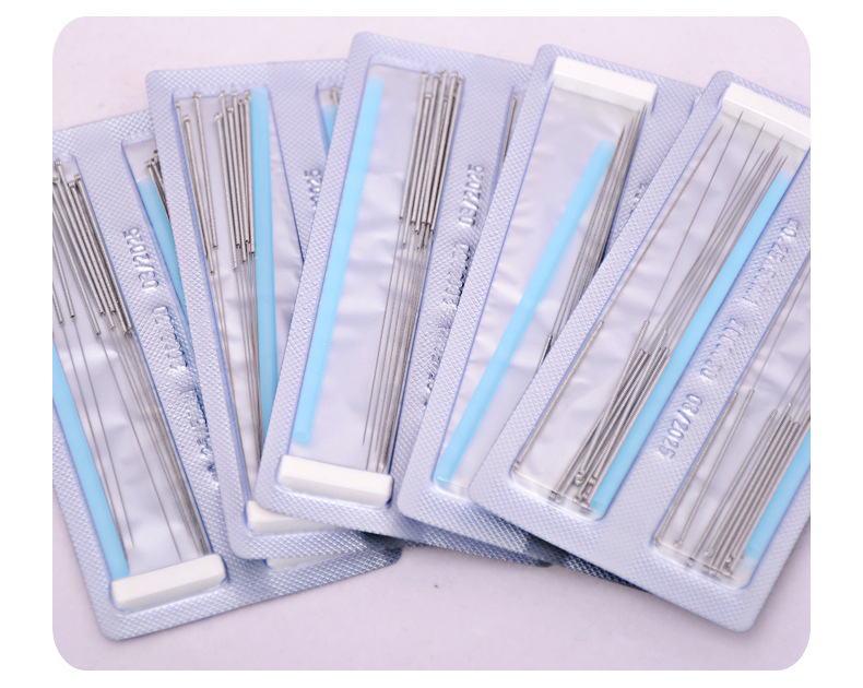 云龙牌环柄针一板10支带管附带海绵反复使用针灸针200支/盒