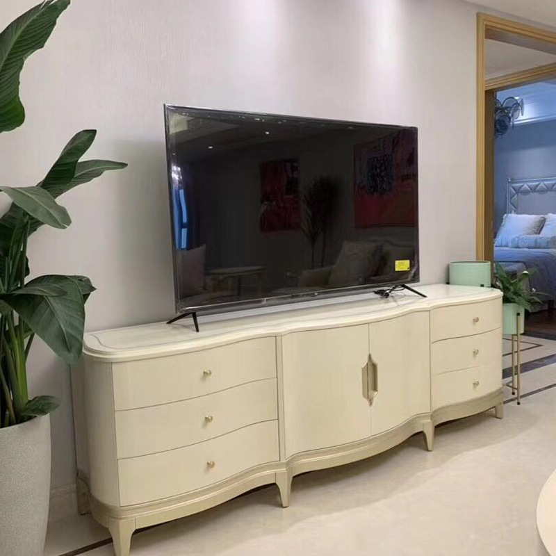 美克电视柜简约美家轻奢后现代电视柜美式视听柜小户型实木家具