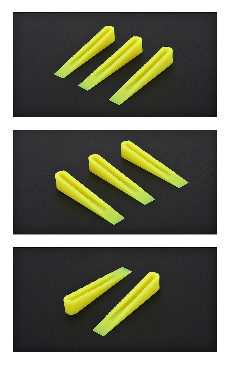 瓷砖小插片垫片 塑料铺贴墙地砖留缝楔形隔片 瓷砖找平器小垫片