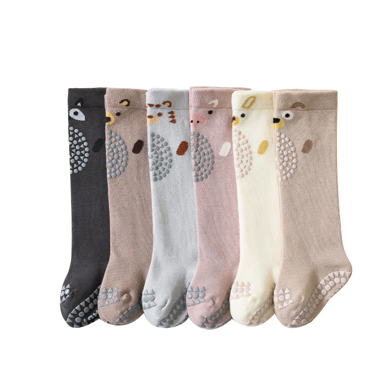 Baby Stockings Autumn Class a Cotton for Baby Non-Slip Kneelet Socks Newborn Boys and Girls Children Knee Socks Wholesale