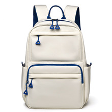 新款潮流男女同款学生书包大容量简约旅行背包休闲电脑包背双肩包