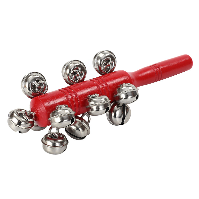 棒铃串铃手摇铃儿童奥尔夫乐器早教幼儿园音乐教具玩具音乐玩教具