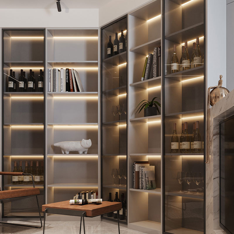 嵌入式线型灯橱柜感应灯led灯带开槽鞋柜酒柜展柜层板灯814批发