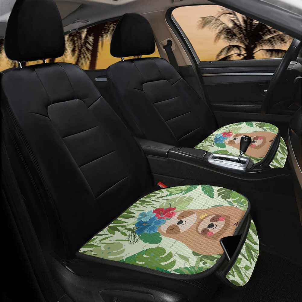 Dog Tiger Creative Printing Car Front Seat Cushion Single Piece Car Seat Cover Four Seasons Universal Car Supplies