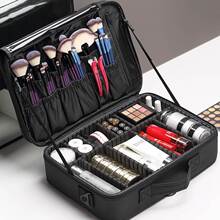 Women Professional Suitcase Makeup Box Make Up Cosmetic Bag