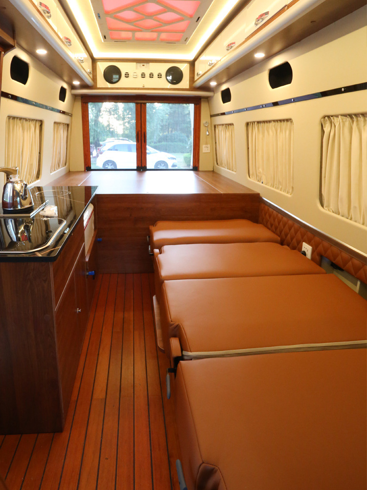 房车座椅改装折叠床豪华卡座商务车座叠床总成家装装备改装