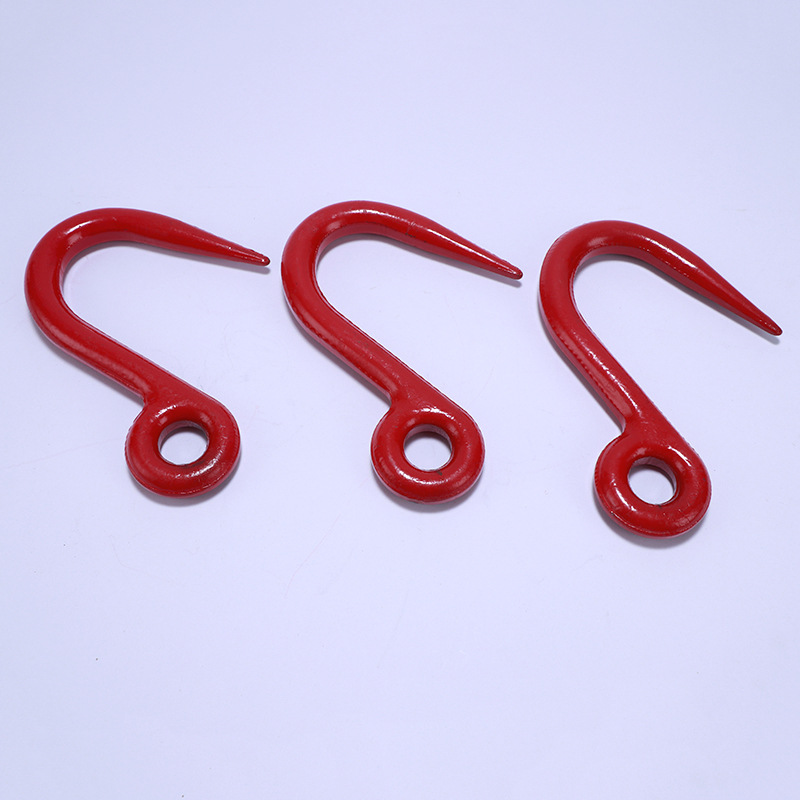 环眼起重钩钢管钩 钢管细筋钩尖嘴起重钩供应 大开口尖嘴起重货钩