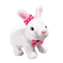 儿童电动小兔子毛绒玩具女孩宠物小白兔玩偶公仔女生生日礼物