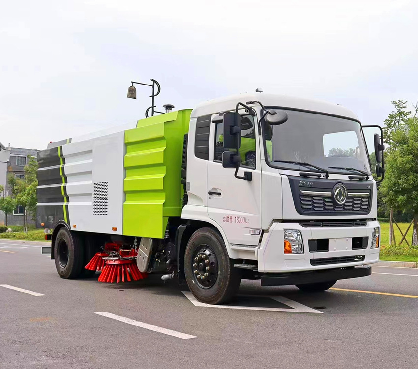 东风天锦16方扫路车 洗扫车价格发动机 湖北环卫车厂家现车供应