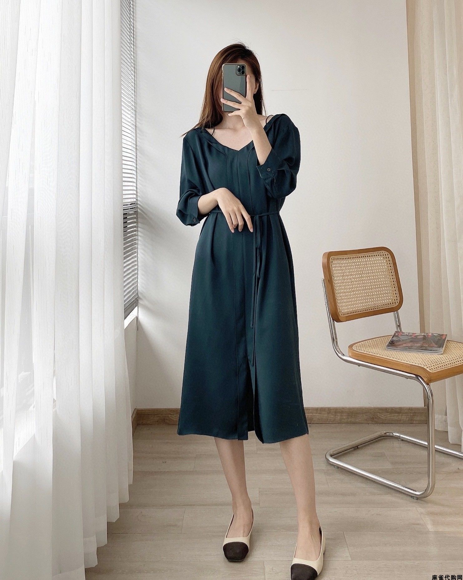 外贸出口尾单剪标品牌折扣女装轻奢连衣裙剪标大牌th真丝桑蚕丝