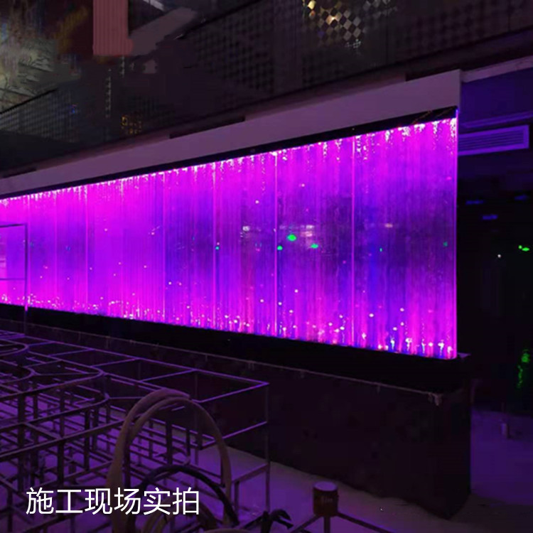 SOURCE Factory Decoration Floor-Standing Home Waterscape Decoration Indoor Bubble Water Curtain Wall Hotel Commercial Bubble Wall