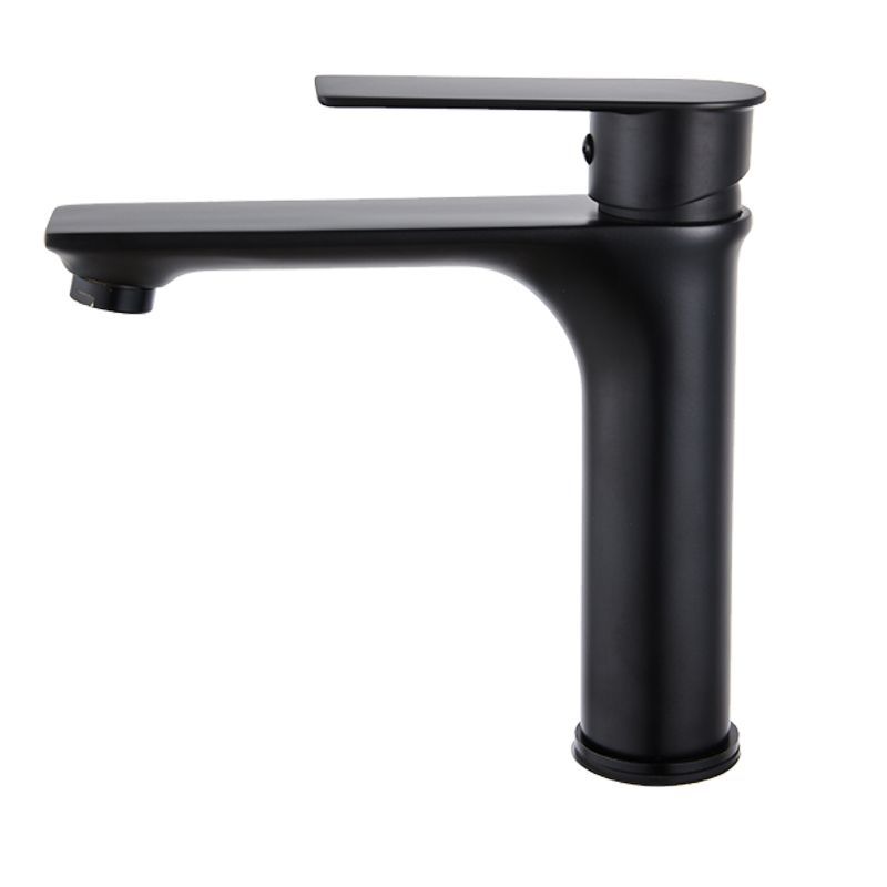 High Copper Table Basin Faucet Wash Basin Pool Black Bathroom Cabinet Bathroom Hot and Cold Faucet Water Tap
