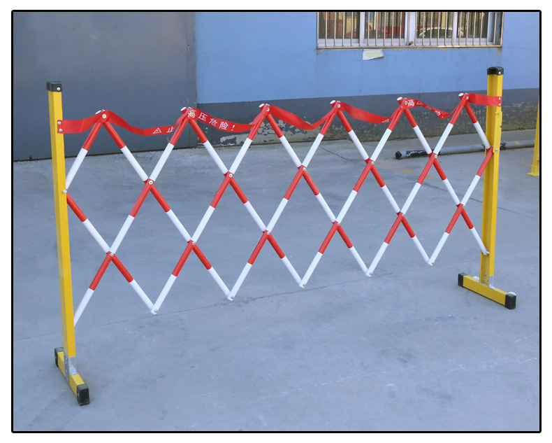 伸缩式绝缘围栏施工折叠围挡可移动护栏管式围栏电力隔离带围栏