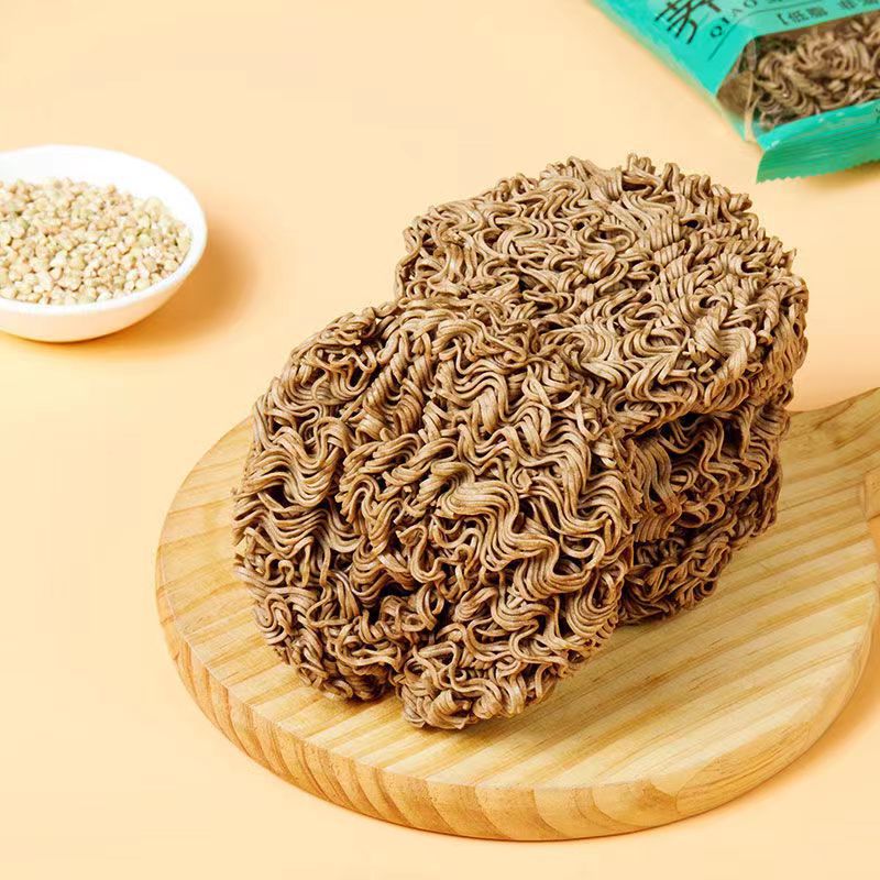 荞麦面方便面免煮非油炸泡面低脂肪粮代餐主食速食面整箱大量批发