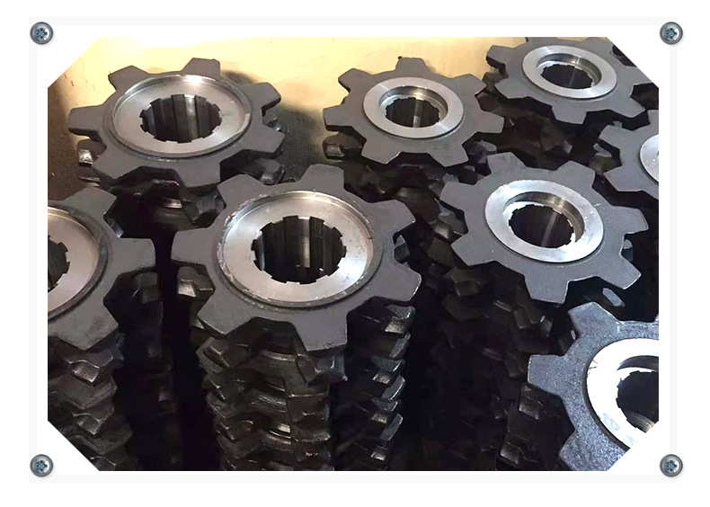 不锈钢单排双排链轮 提升机刮板机链轮矿用工业传动链轮