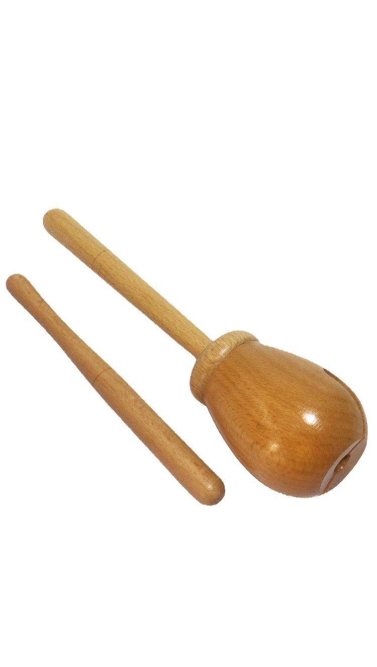 榉木龙头梆子 奥尔夫乐器 儿童打击乐器 幼儿园教具 龙口棒子