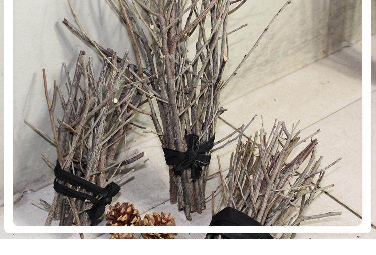 山桃木带杈树枝 干木棍森系手工diy干树枝 幼儿园挂饰配件