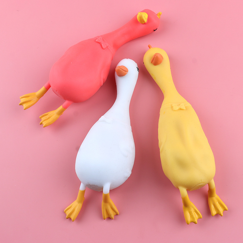 跨境tpr动物复活节尖叫惨叫鸭子沙子减压拉拉乐新奇特压力玩具