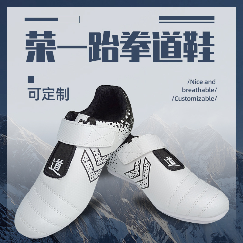 跆拳道鞋儿童成人室内道馆训练比赛武术鞋舒适轻便批发