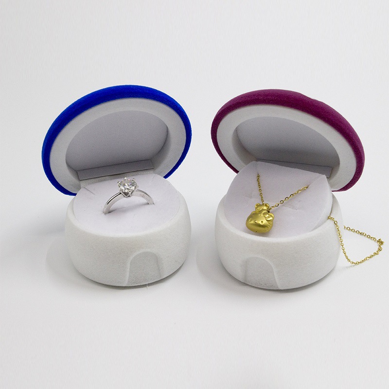Jewelry Box Creative Ring Box Necklace Box Flocking Mushroom House Ring Box Jewelry Jewelry Box Wholesale Customization