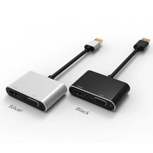 usb转hdmi+VGA二合1转接线 笔记本电脑多功能扩展坞 USB3.0 HUB