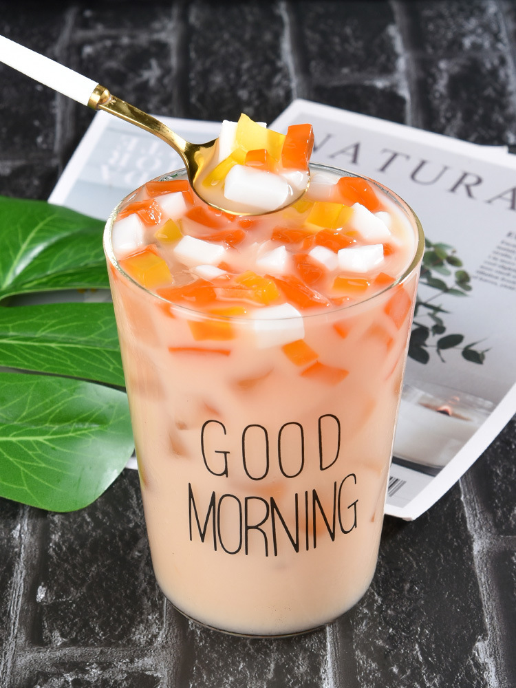 超欢原味椰果粒1kg袋装家用小颗粒珍珠椰果冰粉奶茶专用原材料