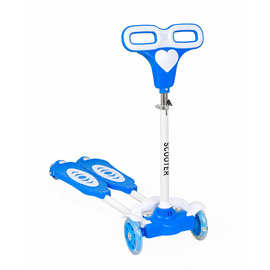 滑板车儿童1-3-6-12岁可转弯滑滑溜溜车四轮大小童宝宝剪刀蛙式车