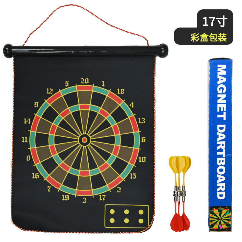 Cross-Border Double-Sided Magnetic Dart Board Set Parent-Child Children's Toys Cartoon Casual Competition Dual-Use in Stock Wholesale