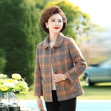 Middle-aged and elderly women's autumn mum suit spring and跨
