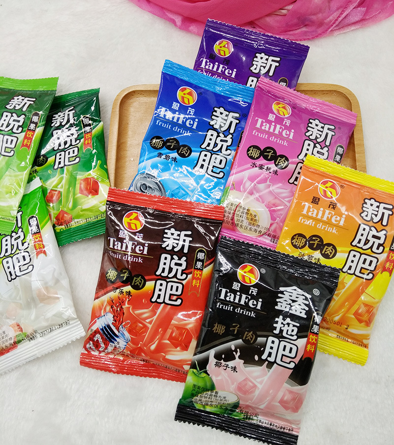 鑫拖肥椰子肉椰果肉60包19.9元多省包邮高纤维食品东海盈茂牌