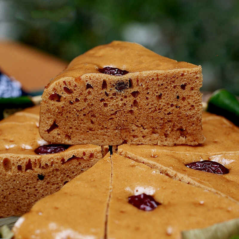 红糖发糕酒店宴席红枣糕350g农家儿童早餐蒸食糯米糕代发一件代发