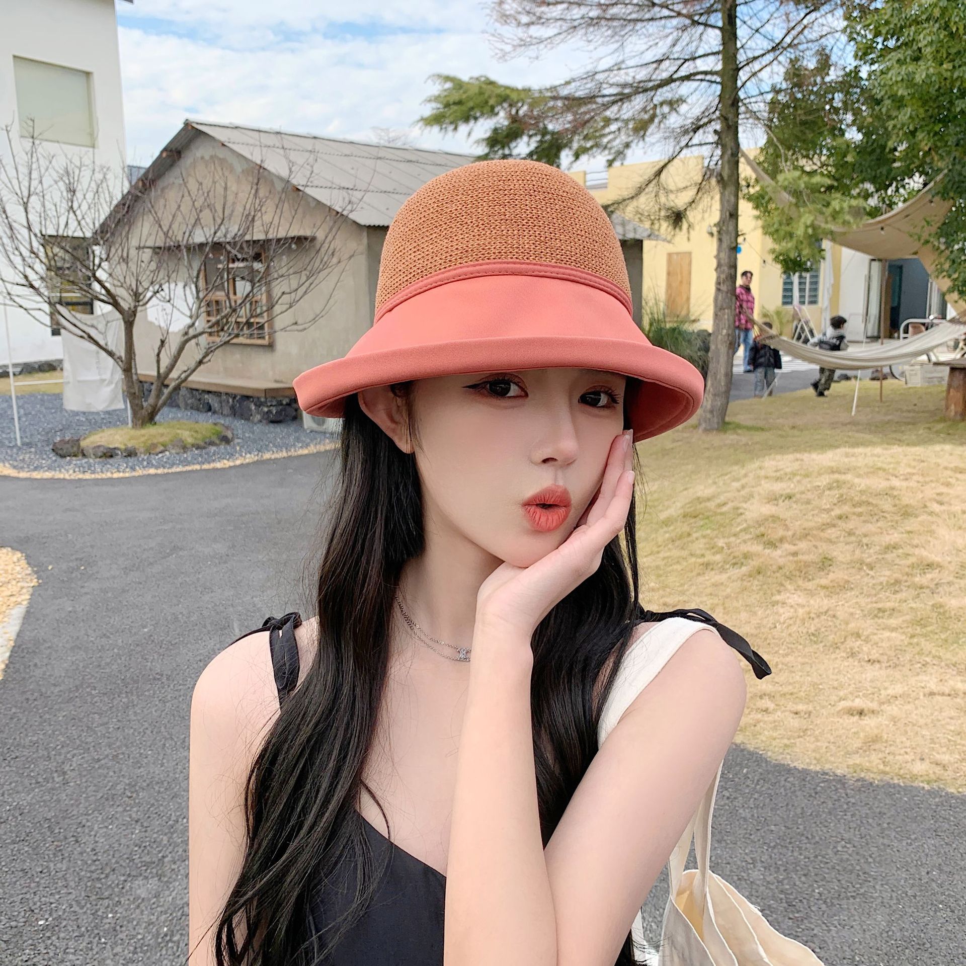 2023 Summer Fisherman Hat Women's Sun Protection Hat Sun Hat Outdoor Travel Sun Protection Sun Hat Wholesale UV Protection