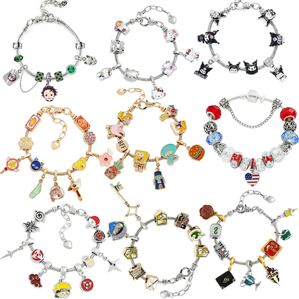 stitch anime bracelet marvel beads cinnamoroll babycinnamoroll sanrio panjia bracelet spongebob diy beads bracelet