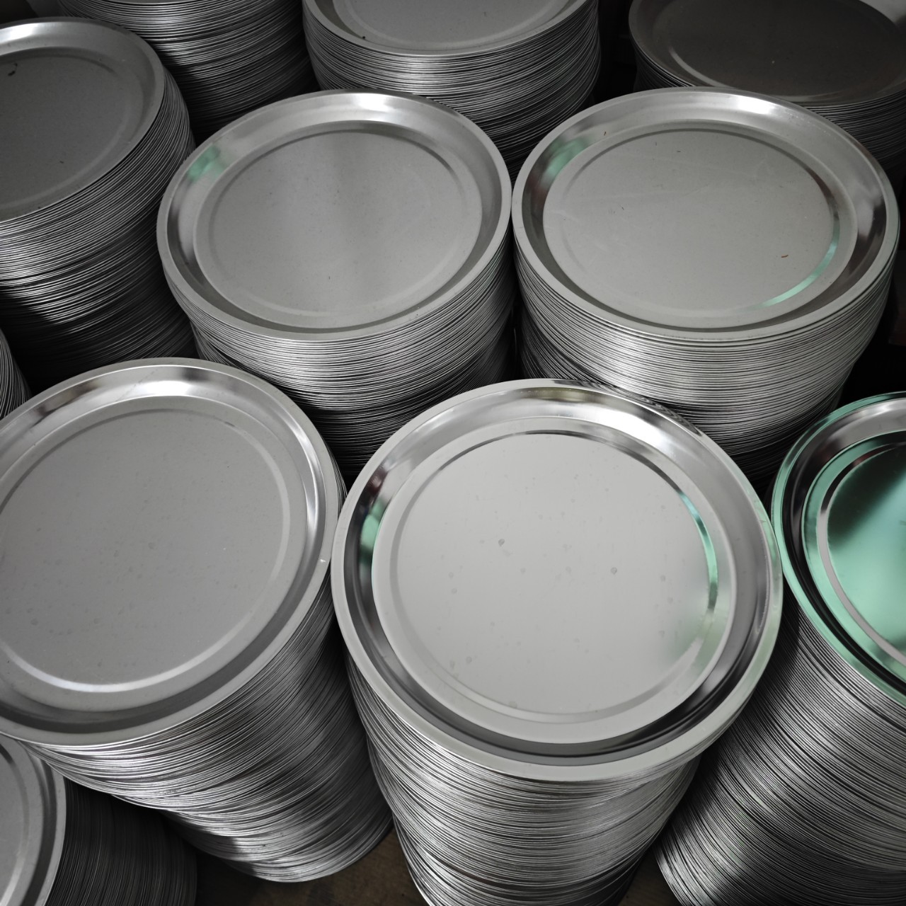 椰虫竹虫养殖盆盖子36公分厘米铁盘金属盘