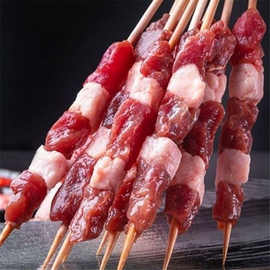 烧烤羊肉串内蒙古大草原调理批发食材烤肉羊肉新鲜羊排羊羔串烤串
