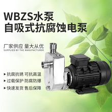304不锈钢防爆自吸泵WBZS耐腐蚀耐高温大流量卧式管道离心泵家用