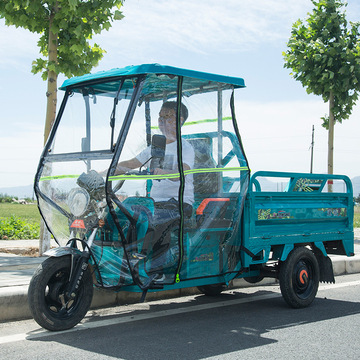 电动三轮车车棚前车头前棚快递员驾驶棚全封遮阳挡雨棚蓬电瓶车篷