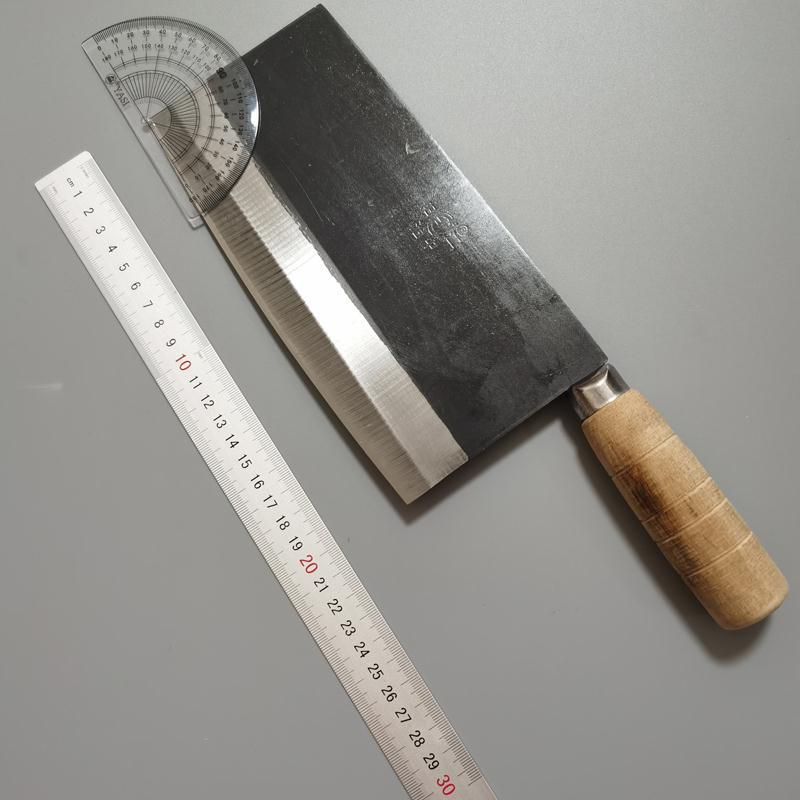 老式菜刀菜刀铁锻打阳江铁切片刀切菜切肉刀工厂商用铁菜刀传统