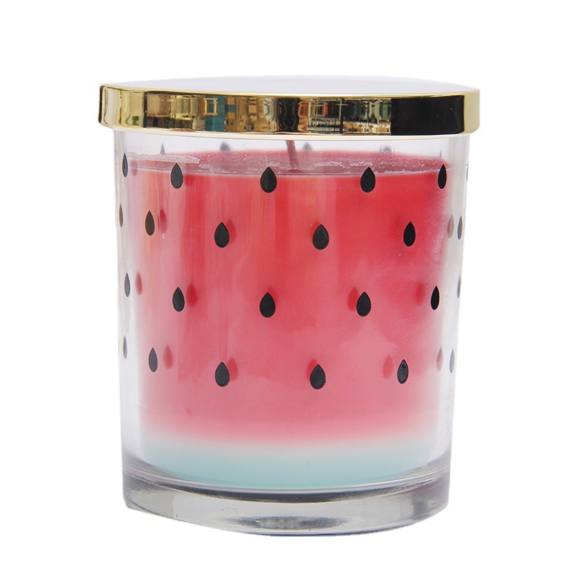 Creative Fruit Glass Aromatherapy Candle Home Deodorant Supplies Hand Gift Smoke-Free Soy Wax Fragrance Candle Cup