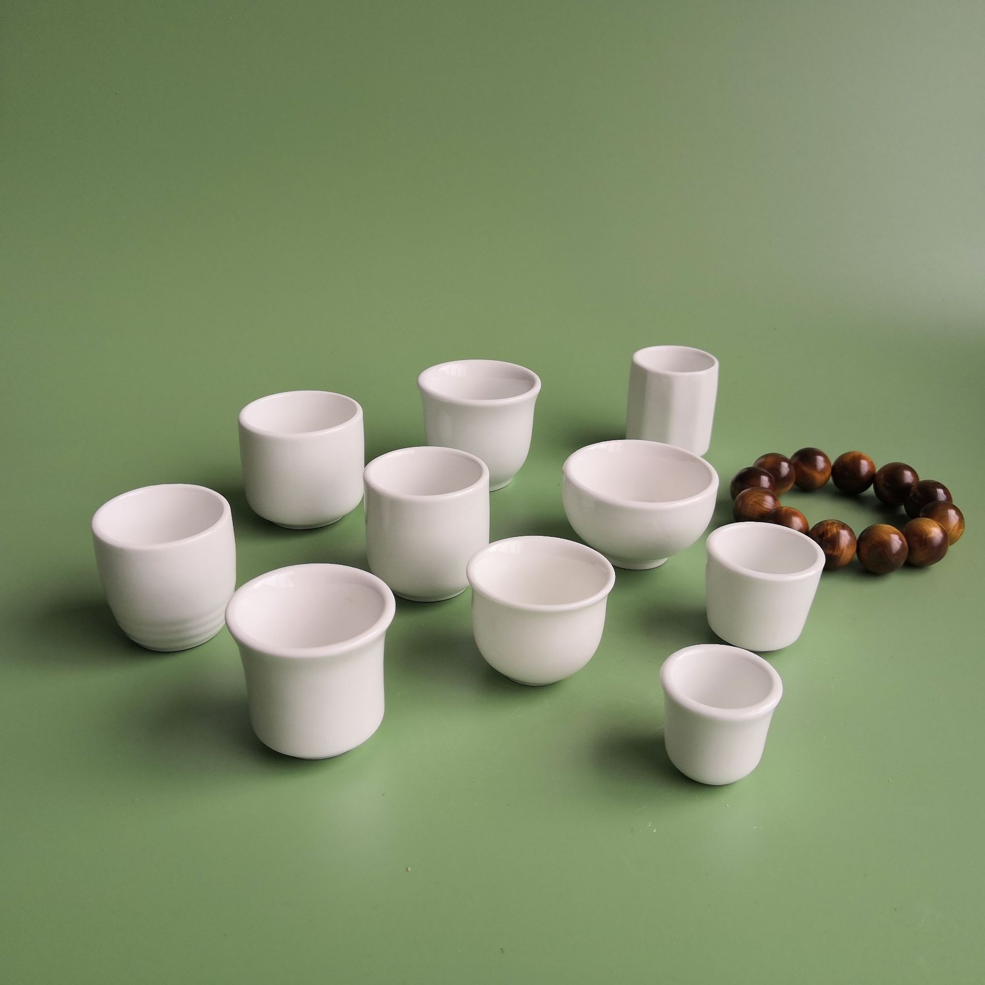 源头工厂白酒杯 八棱陶瓷酒杯 强化瓷烈酒杯 广告酒杯可加印logo