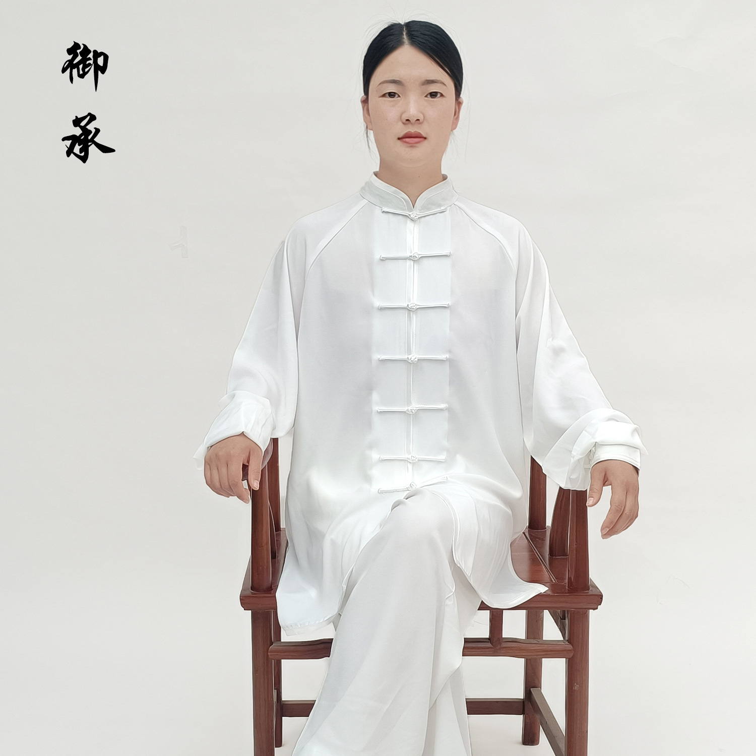 御承棉加丝太极服武术服太极拳练功服表演服晨练服春夏秋